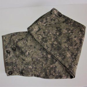 Relativity Cotton Cuffed Camouflage Capri Pants 6